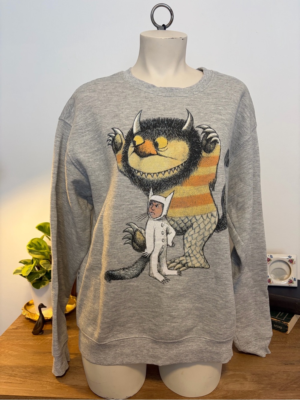 Where The Wild Things Are Max Graphic Sweatshirt Grey Size L